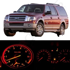 Red LED Kit Instrument Gauge Cluster Light Bulbs Fit 1999-2002 Ford Expedition - Picture 1 of 7