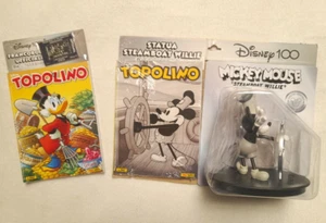 Fumetto Topolino Steamboat Willie Statua + Francobollo Collezione 3543 _S3 - Foto 1 di 4