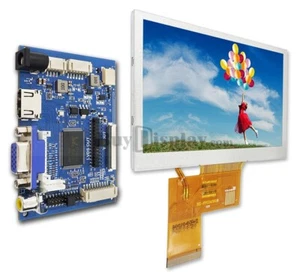 Raspberry PI 4.3 inch 800x480 TFT LCD Display w/HDMI VGA,Video AV Driver Board - Picture 1 of 6