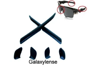 Ohrsocke & Nase Pad Gummi Kits Für Oakley Schnell Jacke XL Sonnenbrille Schwarz - Picture 1 of 4