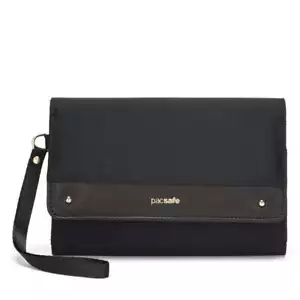 PacSafe - RFIDsafe RFID Blocking Clutch Wallet - Black - Picture 1 of 7