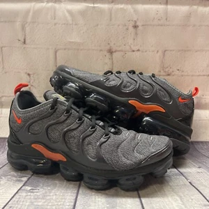 Nike Airmax Vapormax Plus Cool Grey Orange Shoes 924453-012 Men’s Size 9 RARE - Picture 1 of 12