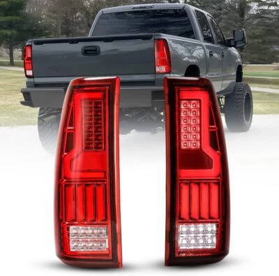  Luces traseras LED para Chevy Silverado 1999-2006/1999-2003 GMC Sierra izquierda y derecha Foto 1 de 4