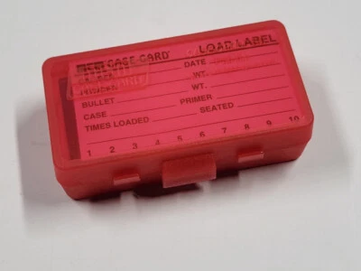 MTM P50-9M-29 AMMO BOX - 380 AUTO 9MM LUGER - 50 ROUND - RED - NEW - FREE SHIP - Image 1 of 2
