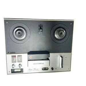 Vtg National RS-766US Reel Recorder Tested + Orig Docs Torn Box Incl Plus Extras - Picture 1 of 17