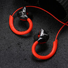  Red Silicone Earphones 5. 0 Headphones Neckband Sports Headset