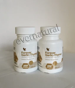 2 bot. of Forever Garlic-Thyme (100-count) Immune system defence KOSHER/HALAL - Picture 1 of 3
