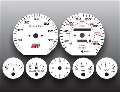 White Face Gauges for 1992-1994 Audi S4 - Image 1 of 4