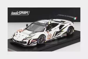 1:43 LOOKSMART Ferrari 488 Gte Evo #80 Le Mans 2022 Cressoni Fisichella LSLM152 - Picture 1 of 2