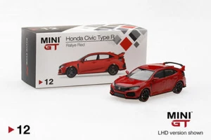 MINI GT 12 Honda Civic Type R Rallye Red LHD Asia version - Picture 1 of 4