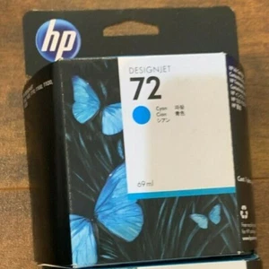 HP Designjet 72 Cyan 69 ml. BRANDNEU / VERSIEGELT. SCHNELLER VERSAND. - Bild 1 von 1
