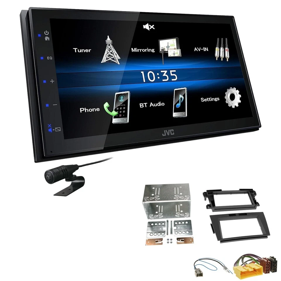 JVC Autoradio Touchscreen Bluetooth für Mazda CX-7 Facelift 2009-2013 schwarz