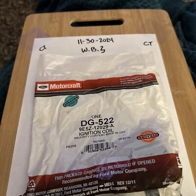 1PC Genuine OEM Ford Motorcraft DG-522 1X 9E5Z-12029A Ignition Coil New - Image 1 of 2