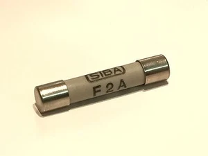 FUSIBLE DE CERÁMICA SIBA F2A 2A SOPLADO RÁPIDO MEJOR CALIDAD MILITAR 1.25" 32mm fb22*2 - Imagen 1 de 1