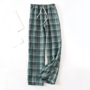 Men Check Plaid Pyjama Pants Nightwear Trousers Sleepwear Casual Lounge Bottoms - Picture 1 of 16