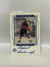 1999 SP Top Prospects Vital Signs #RB Rasheed Brokenborough AUTOGRAPH