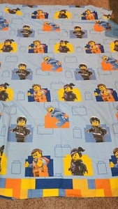 2014 Lego Movie Flat Twin Sheet 86"x 62" - Picture 1 of 9