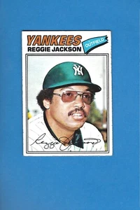 1977 Topps Baseball Reggie Jackson #10 EX NICE Card! - Picture 1 of 2