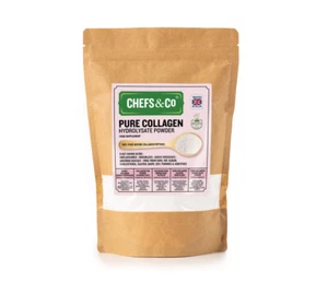 CHEFS&CO Premium Bovine Collagen peptides Powder | Hydrolysed Bovine Collagen - Picture 1 of 4