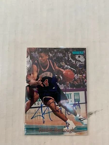 Junior Burrough 1994-95 Rookies Autograph Edition Rookie Auto Card # - Picture 1 of 1