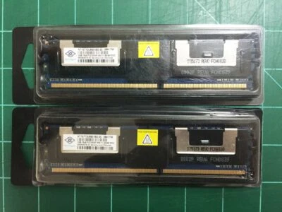 NT1GT72U89D1BD-3C Nanya 1GBx2 DIMM DDR2 PC2-5300F 667MHz ECC-Reg. 1Rx8 - Image 1 of 2
