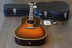 Super Clean! 1948 Gibson Southern Jumbo Acoustic Guitar Sunburst No Cracks!+Case - Picture 1 of 22