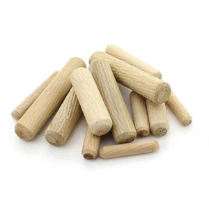 M6 - M12 Round Wood Tenon Wooden Dowel Stick Rod Furniture Connector Woodcraft - Picture 1 of 9