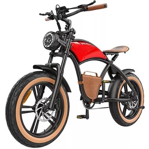 20 Zoll Elektrofahrrad 1000W 48V 13A Retro Cowboy Style E-Bike für Erwachsene - Bild 1 von 13