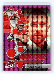 2023 Panini Mosaic Montage Blue Mosaic Prizm SP 49/49 Travis Kelce #M-27 BOOKEND - Picture 1 of 2