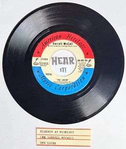 Superb Honky Tonk 45 DARRELL McCALL The Loser / Rainbow At Midnight AMERICAN mp3 - Picture 1 of 4