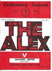 Football Programme>CREWE ALEXANDRA v SOUTHEND UNITED Aug 1976