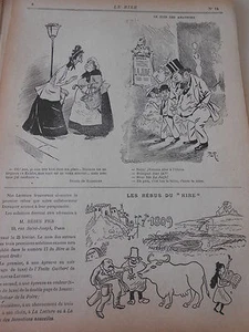 Caricature 1895 Le coin des Amateurs Opéra La Juive - Foto 1 di 1