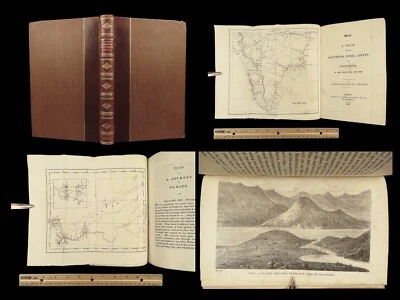 1823 Diary of Tour in EGYPT South INDIA Palestine MAPS Voyages Digby Mackworth - Image 1 of 4