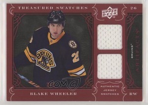2009-10 Upper Deck Artifacts Treasured Swatches Red /5 Blake Wheeler #TS-BW