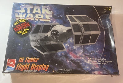 AMT ERTL - Star Wars Tie Fighter Flight Display Model Kit - New Sealed 1996 - Image 1 of 4