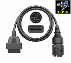 MOTORCYCLE MOTORBIKE DIAGNOSTIC CODE READER CABLE 10-16 PIN OBD CONNECTOR BMW - Picture 1 of 1