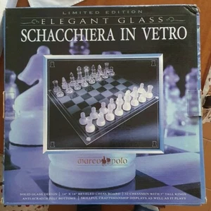 Scacchiera in vetro-Marco Polo-limited edition - Foto 1 di 5