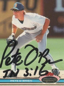 DAVE VALLE FIRMADO 1991 TOPPS STADIUM CLUB #32 - SEATTLE MARINERS - Imagen 1 de 1