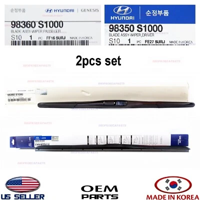 Limpiaparabrisas genuino izquierda + derecha OEM HYUNDAI Santa Fe Nexo 2019-2020 Foto 1 de 4