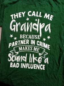 Grandpa's Short Sleeve T Shirt Graphic Design Size Small - Picture 1 of 1