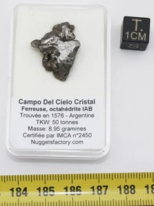 Campo Del Cielo Meteorite Crystal In A Box (8.95 Grams - 082 **) - Picture 1 of 9