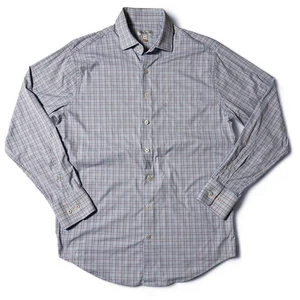 Camisa Peter Millar Verano Confort Rendimiento Para Hombre Talla M Cuadros Elastizada L/S - Imagen 1 de 8