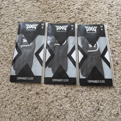 3 Nuevos Guantes de Golf PXG - Guantes de Comandante M Derecha para Mujer Negros ⛳️ Foto 1 de 4