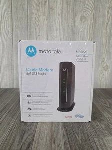 MOTOROLA 8x4 Cable Modem, Model MB7220, 343 Mbps DOCSIS 3.0 - Afbeelding 1 van 4