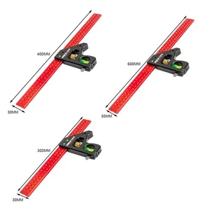 Angle Ruler Easy To Carry Easy To Store Long Portable Scale Groove Design Square - Picture 1 of 45