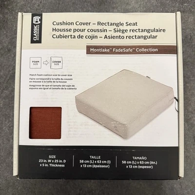 Accesorios Clásicos Montlake FadeSafe Funda Cojín | Brezo Henna 23 x 25 x 5" Foto 1 de 3
