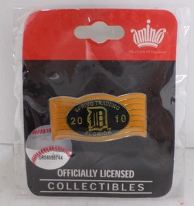 Detroit Tigers - Pin de solapa de metal de entrenamiento de primavera de Aminco - Florida 2010 - Nuevo - Imagen 1 de 3