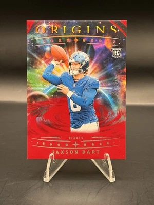 2025 Panini Origins - Rookies Jaxson Dart, Jaxson Dart #145 Red /225 (RC) - Image 1 of 2