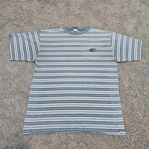 Vintage 90s Y2K O'NEIL Embroidered Striped Tee T-shirt Surf Surfer Size Large - Picture 1 of 12