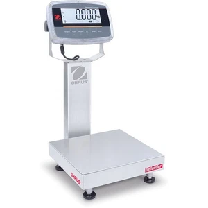 Báscula de banco Ohaus Washdown 12 x 12 con columna, 25 lb x 0,005 lb, NTEP 30626682 - Imagen 1 de 1